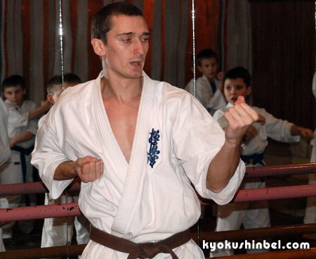 Развитие скорости удара рукой в карате Киокушин