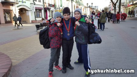 Детско-юношеский турнир по киокушинкай состоялся в Бресте