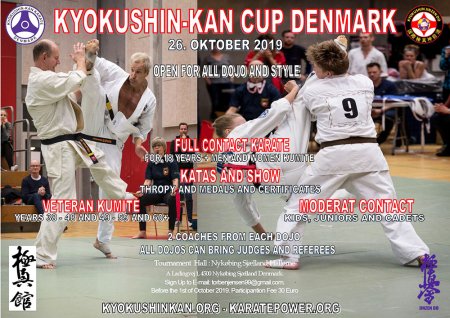 Приглашение принять участие в Кубке Киокушин-кан в Дании 2019