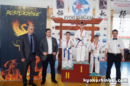 Фото-отчет № 2 с пьедесталами, про открытый международный турнир по карате «Киокушин - дружба без границ!» в Гомеле