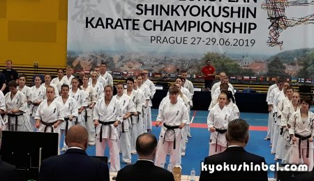 На Чемпионате Европы по шин-киокушин-кай U20 Марина Каменева в первом бою уступила литовской спортсменке