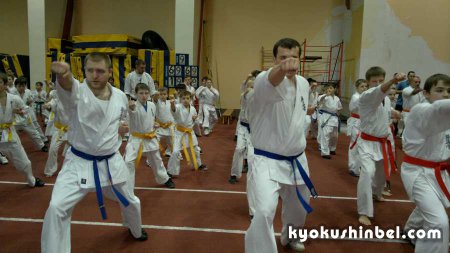 Квалификационный сбор киокушин кан карате в Гродно