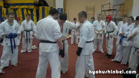 Квалификационный сбор киокушин кан карате в Гродно