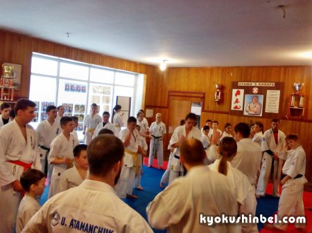 Учебно-тренировочные сборы по кёкусин-кан прошли в Гомеле 18-21 января 2018 года.